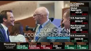 Bloomberg TV about II Uzbekistan Economic Forum 2022