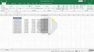 Separate Date and Time in Excel || #WamCode