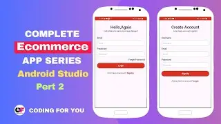 ECommerce App in Android Studio | How To Make ECommerce App From Scratch in Android Studio Part 2