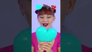 ASMR Emoji Jelly Heart, Bananas Mukbang #shorts