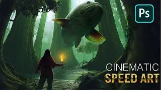 Cinematic Fish Photo Manipulation | Speed Art | Photoshop Tutorial