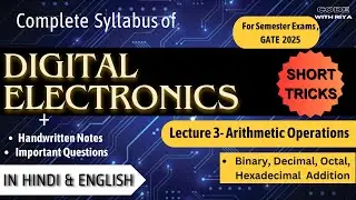 Arithmetic Operations in Number System | Addition | Digital Electronics | CSE, IT, EE, ECE | Lec 3