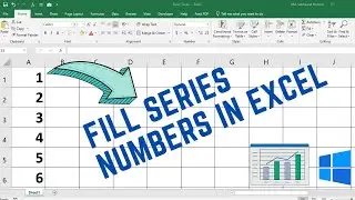 Excel Tricks - Quickly Fill Series of Numbers in Excel