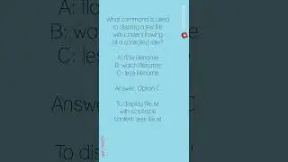 Linux Commands Quiz: Interview Preparation!