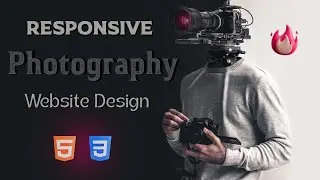 How to build a 🚀 Responsive Photography Website using HTML CSS | Code Aashu