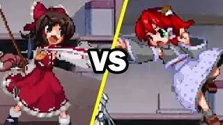 Reimu vs Sanae vore [Mugen vore]