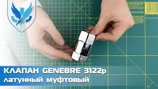 ⛲️🔶 Клапан обратный муфтовый Genebre 3122p, 🎥 Обратный клапан для воды Ду 25 | АРМАШОП
