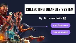 GTA 5 | Collecting oranges | FiveM | ESX | QBCore | Standalone