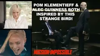 Pom & Alec Guinness inspired by this freaky bird!