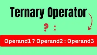 Ternary operator in C | Conditional operator in C programming