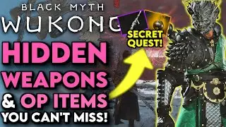 Don't MISS These INSANE Weapons & OP Items In Black Myth Wukong! (Black Myth Wukong Tips and Tricks)