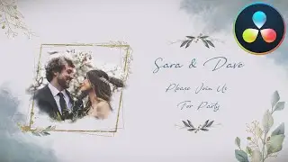 Wedding Invitation ★ DaVinci Resolve Templates ★