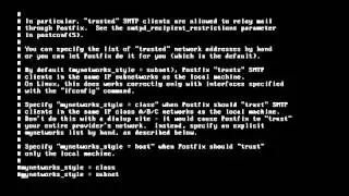 Red hat linux tutorial 63  Basic Postfix Configuration