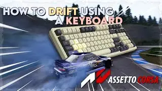 How to DRIFT in Assetto Corsa using a KEYBOARD