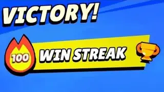 I got a 100 Win Streak in Brawl Stars!