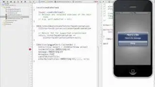 Create a PopUp Alert in XCode 4