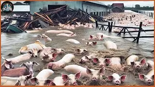 How Super Typhoons Destroy Livestock Farms ? | Farming Documentary