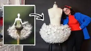 I made a Dandelion Dress (to finally live my garden fairy fantasy 😌✨)