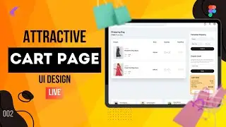 Let's Design Cart Page Interface | UI Design | Live Stream 🔴 02 | Figma | #ui #ux #figma