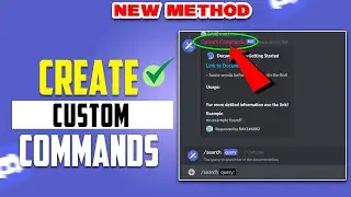 How to Create Custom Commands! Discord 2024 - Full Guide