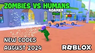 Roblox Zombies vs Humans New Codes August 2024