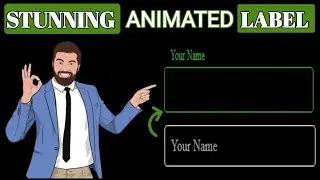 Create Stunning Floating Label Animation with CSS & HTML