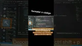 como formatar o código, 