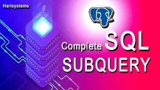 SQL sub query example | postgresql tutorial for beginners | harisystems