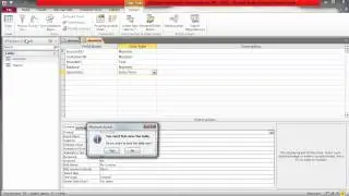 Microsoft Access Modify an Imported Table's Design