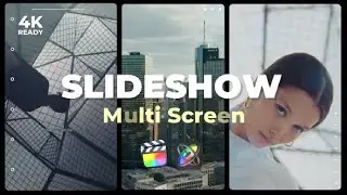 Multi Screen Slideshow (Final Cut Pro X & Apple Motion Template)