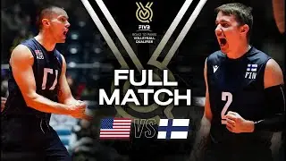 🇺🇸 USA vs 🇫🇮 FIN - Paris 2024 Olympic Qualification Tournament | Full Match - Volleyball