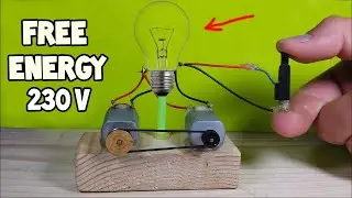 Free Energy Light Bulb Device 230V/60W - DC Motors SYNCHRONIZATION