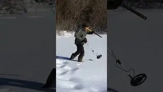 Опасные находки во льдах с помощью металлоискателя 