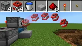 🦅 Minecraft: World's SIMPLEST TNT Cannon (Tutorial)