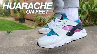 Nike Air Huarache Aquatone On Feet!