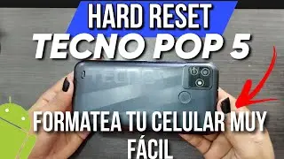 Formatear TECNO POP 5 || Factory reset/ Quitar Patron Contraseña/