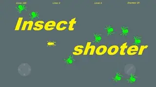 Insect shooter game