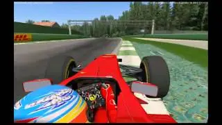 rFactor 2 - F1 2011 - Ferrari - Fernando Alonso - Imola 2006 Onboard