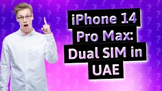 Does iPhone 14 Pro Max have Dual SIM in UAE?