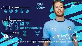 eFOOTBALL PES 2025 PPSSPP CAMERA PS5 ANDROID OFFLINE REAL FACES & NEW KITS 2024/25 LATEST TRANSFERS