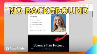 How to Hide the Background When Printing in Google Slides