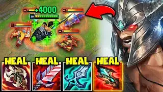 TRYNDAMERE, BUT EVERY AUTO HEALS MORE THAN A SORAKA ULT (YOU CAN'T EVER KILL ME)