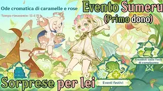 Genshin Impact ITA | Evento | Ode cromatica di caramelle e rose: Primo dono | Sorprese per lei