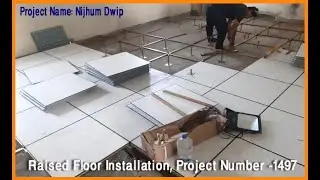 Raised Floor Installation, Project Number -1497- Nijhum Dwip