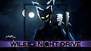 Wilee - Night Drive || Slowed + Reverb || Garou Edit