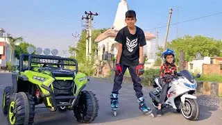Monster Truck Vs Scates 😃 Kon Jeetega?