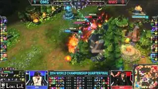 [Worlds 2014] Day 12 Quarterfinals NWS vs OMG Recap - Highlights