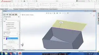 RULED SURFACE  IN SOLIDWORKS 2017