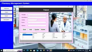 Pharmacy Management System Using C#