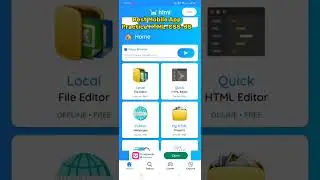 Best Mobile App for Practice HTML-CSS-JS #css #code #html #mobileapp #htmlcssmobileapp #htmlapp